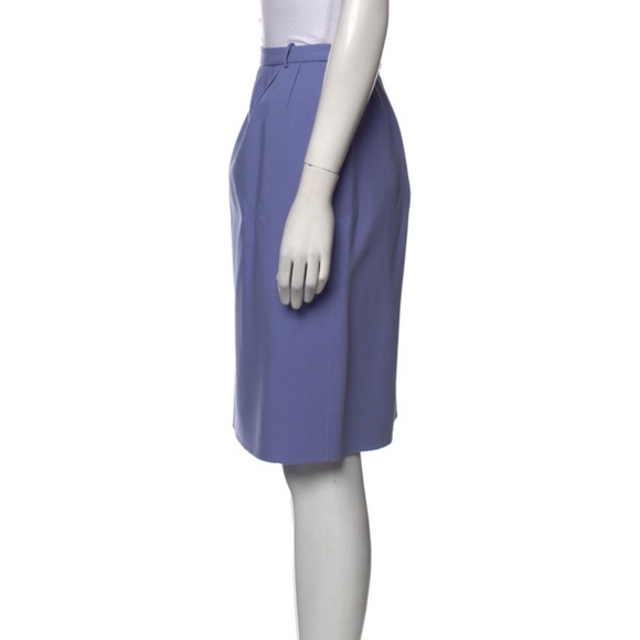 André Laug Wool Knee Length Skirt - Picture 2 of 3